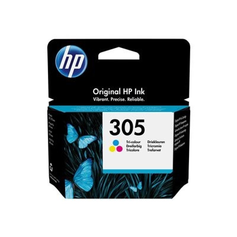 HP 305 Tri-color Original Ink Cartridge (100 pages)
