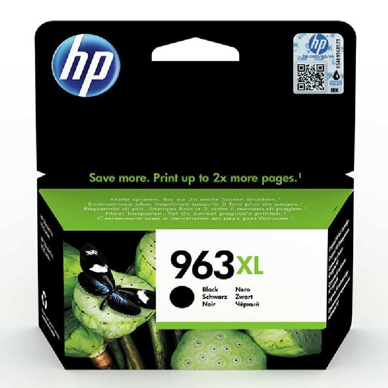 HP 963XL High Yield Black Original Ink Cartridge (2,000 pages)