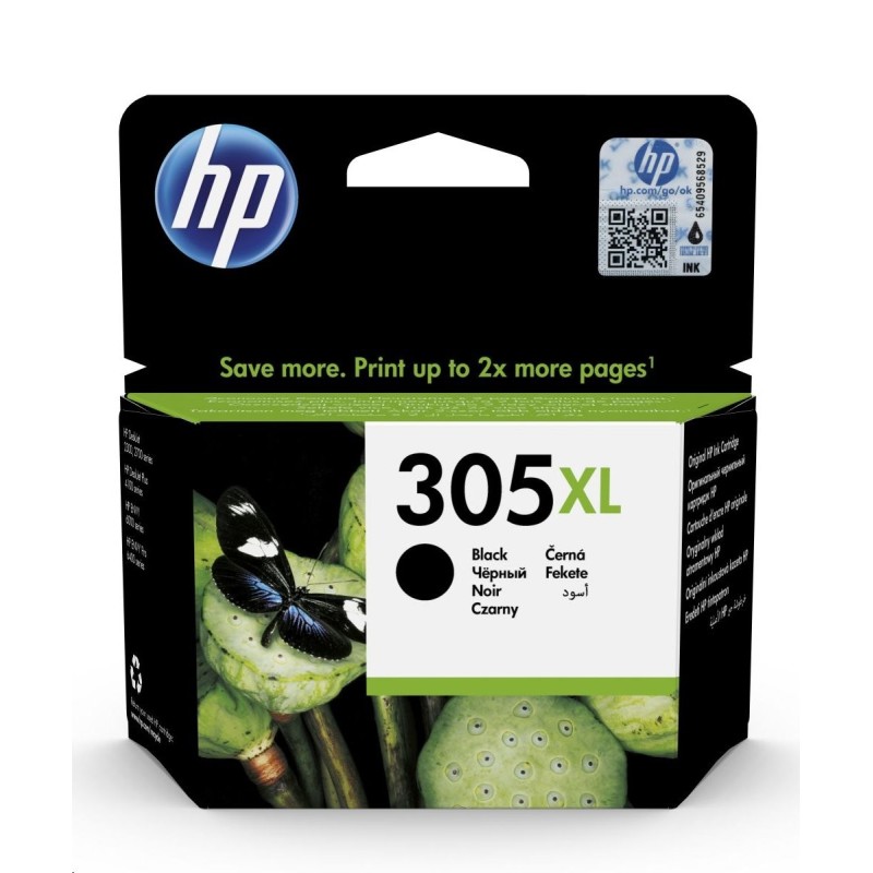 HP 305XL High Yield Black Original Ink Cartridge (240 pages)