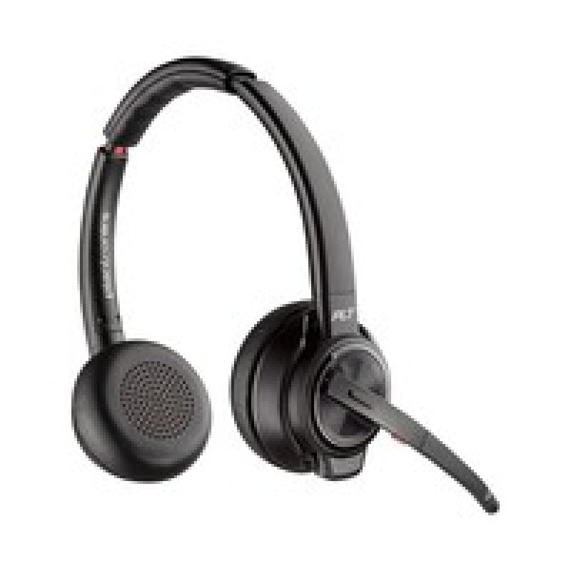 Poly Savi 8220-M Office Stereo DECT 1880-1900 MHz Headset EMEA - INTL English Loc Euro plug