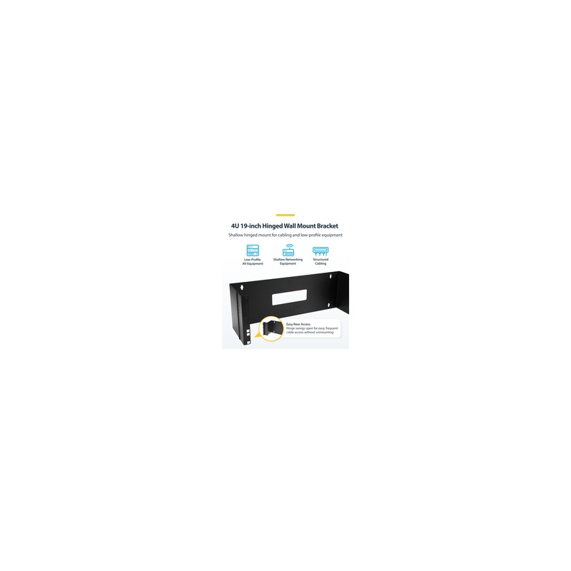 HINGED WALL MOUNTING BRACKET/. WALLMOUNTH4