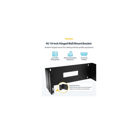 HINGED WALL MOUNTING BRACKET/. WALLMOUNTH4