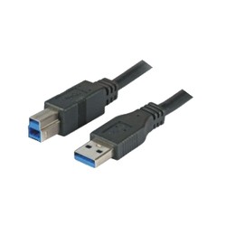 Mcab 3M USB 3.0 A-B M/M Black/.