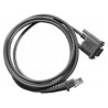 Cable, RS-232, 9P, Female, Straight, CAB-327, Requires External Power, 6 ft.