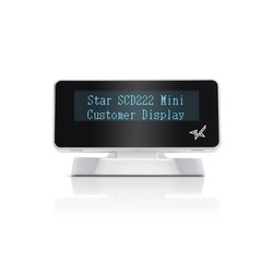 CUSTOMER DISPLAY SCD222U WHITE/ONLY FOR USE WITH MPOP