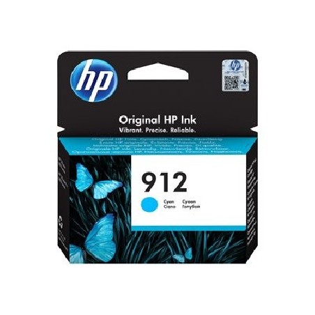 HP 912 Cyan Original Ink Cartridge (315 pages)