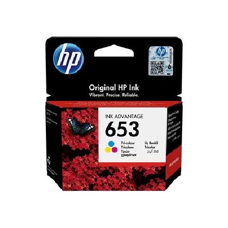 HP 653 Tri-color Original Ink Advantage Cartridge (200 pages)