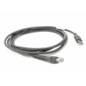 Zebra Cable - Shielded USB: Series A Connector, 7FT. (2.1M), Straight