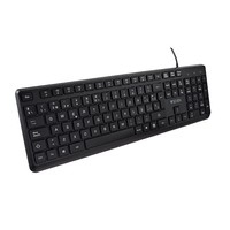 V7 USB Pro Keyboard ES/QWERTY ES Spanish Lasered Keycap