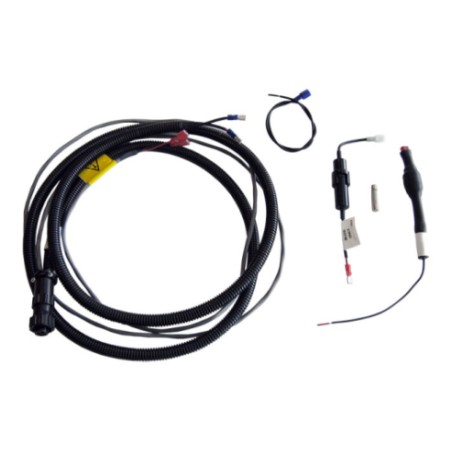 Zebra Power Extension Cable DC, 6', Waterproof - Screen Blanking