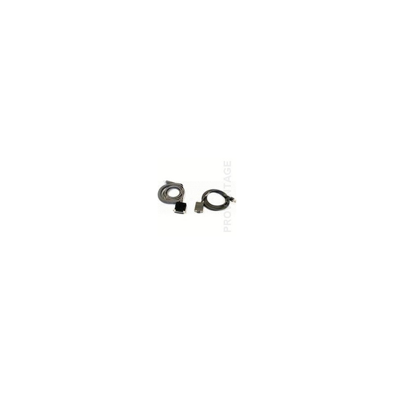 Cable, RS-232, 9P, Female, Coiled, CAB-362, External Power, 6 ft.