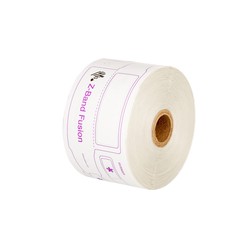 Wristband, PolyPro/PET, 3 x 11in (76x279mm) DT, Z-Band Fusion, Adhesive Closure, Adult w/ Label, 200/roll, 5 rolls/case, 5"OD