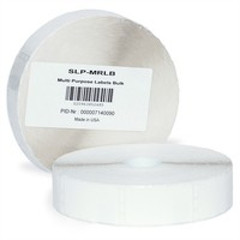 Seiko Instruments SLP-MRLB White Label For Tray/28X51MM 1700 LAB/Roll 1 Roll/Box
