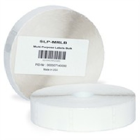 Seiko Instruments SLP-MRLB White Label For Tray/28X51MM 1700 LAB/Roll 1 Roll/Box