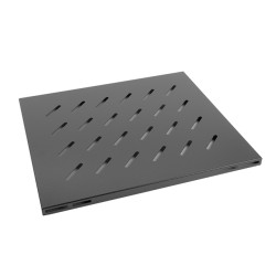 19" PEVNÁ POLICE 1U/465X515MM MAX. NOSNOST DO 120