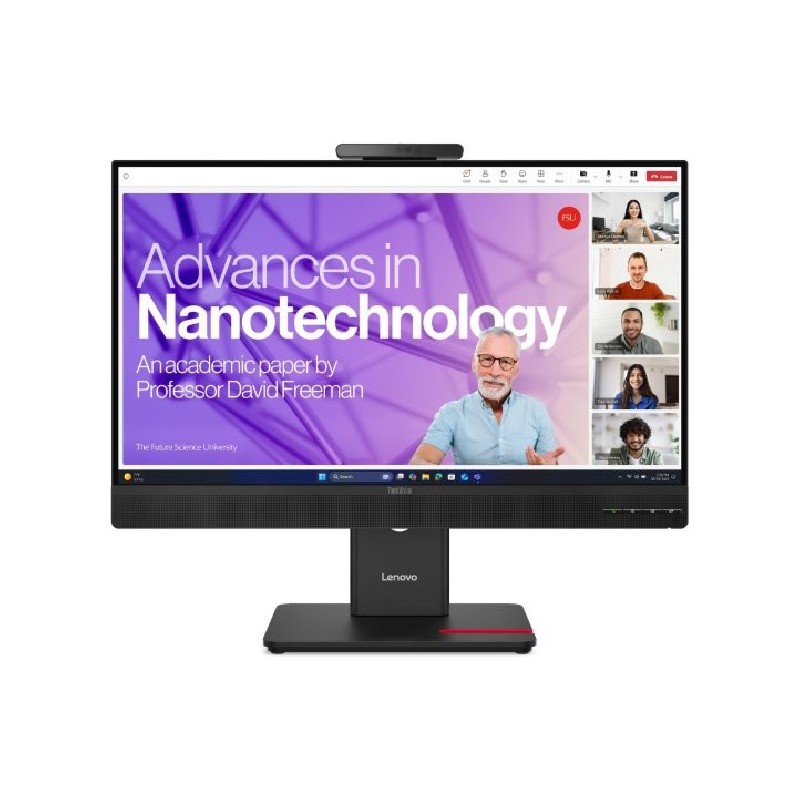 LENOVO LCD T24-4v - 23.8",IPS,16:9,1920x1080,120Hz,1500:1,4ms(GtG),VGA,HDMI,DP,USB Hub,cam,Pivot