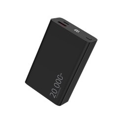 WG - Power Bank 20000 mAh, USB-C PD 20W + USB-A QC 22.5W, černá