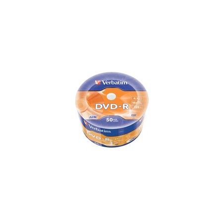 VERBATIM DVD-R (50-Pack) 16x WRAP 4.7GB MATT