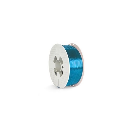 VERBATIM 3D Printer Filament PET-G 1.75mm, 327m, 1kg blue transparent