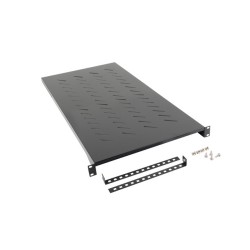 19" PEVNÁ POLICE 1200 MM ČERNÁ LANBERG (1U/483X91