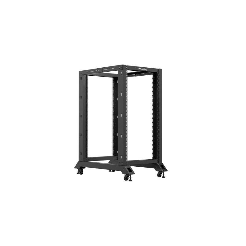 otevřený Rack 22U 600X1000 černý Lanberg