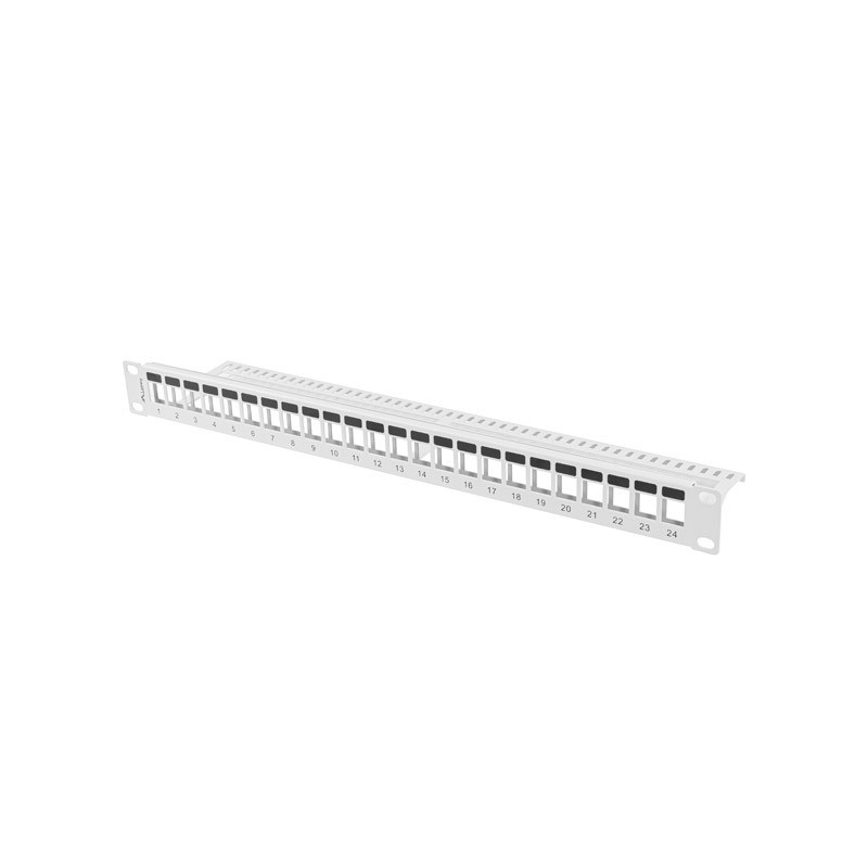 PATCH PANEL BLANK 24 PORTŮ 1U PRO MODULY KEYSTONE PPKS1024S