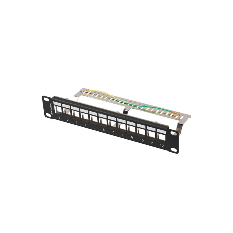 PATCH PANEL 12 PORTŮ 1U 19" FTP PRO MODULY KEYSTO PPKS9212B