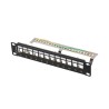 PATCH PANEL 12 PORTŮ 1U 19" FTP PRO MODULY KEYSTO PPKS9212B