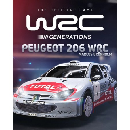 WRC Generations Peugeot 206 WRC 2002 – herní rozšíření pro PC (elektronická licence)