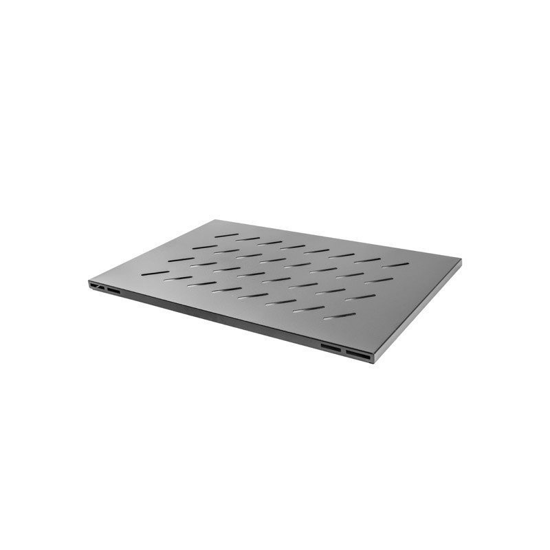 19" PEVNÁ POLICE PRO OTEVŘENÝ RACK 1000 MM 1U/480