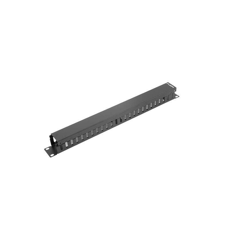 19" PANEL PRO SPRÁVU KABELŮ TYP A 1U ČERNÝ LANBER