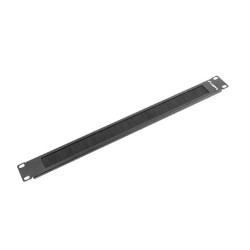 19" KARTÁČOVÝ PANEL 1U ČERNÝ LANBERG AK-1101-B