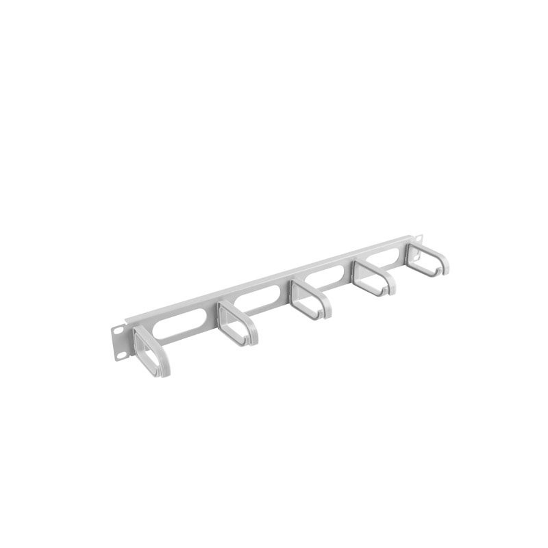 19" PANEL PRO SPRÁVU KABELŮ 5 KROUŽKŮ - TYP B 1U AK1205S