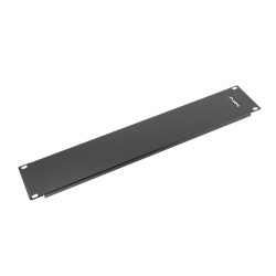19" ZASLEPOVACÍ PANEL 2U ČERNÝ LANBERG