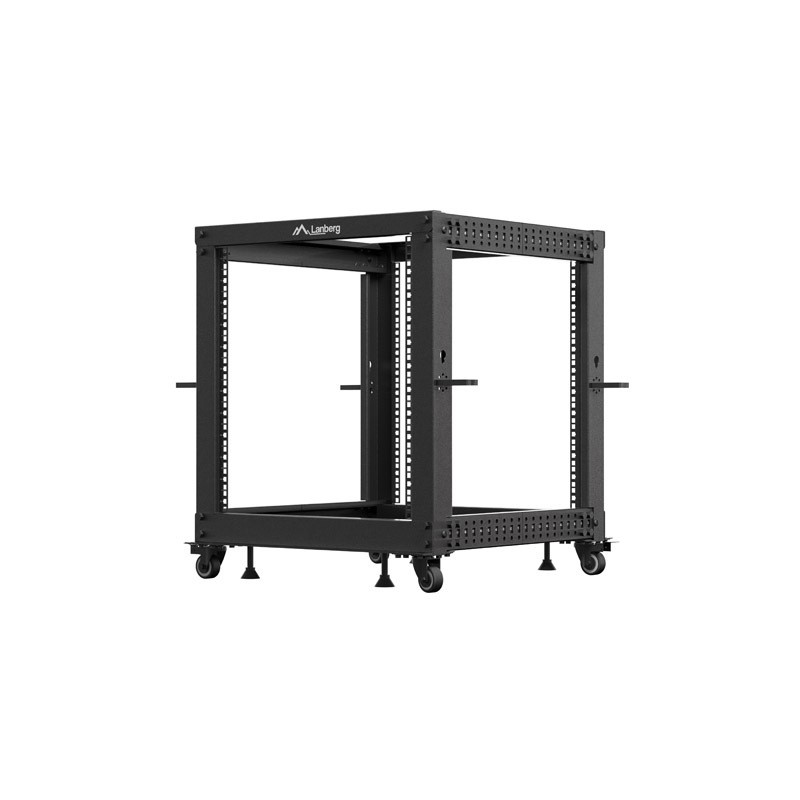 OTEVŘENÝ RACK 12U 19" 600X600-1100 NASTAVITELNÝ