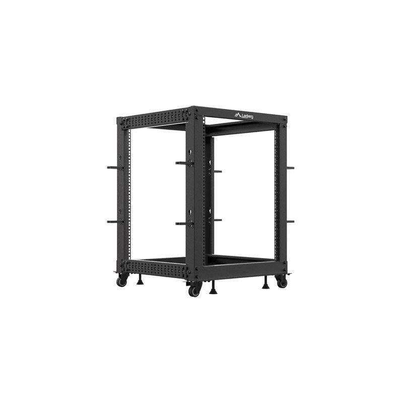 OTEVŘENÝ RACK 15U 19" 600X600-1100 NASTAVITELNÝ