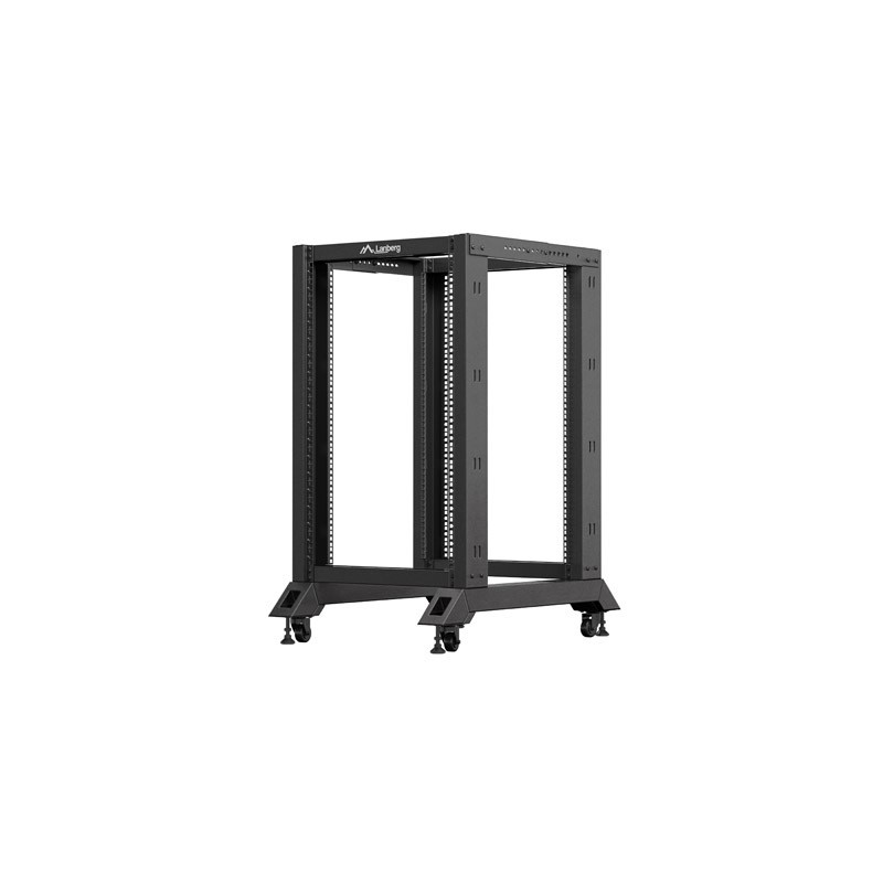 otevřený Rack 18U 600X800 černý Lanberg