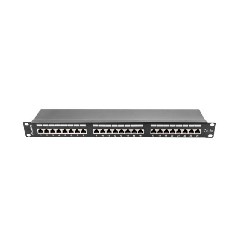 Lanberg Patch Panel 24 portů 1U 19" CAT.5E FTP stíněný ČE