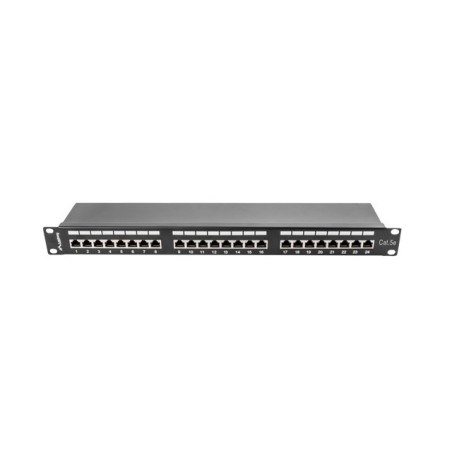 Lanberg Patch Panel 24 portů 1U 19" CAT.5E FTP stíněný ČE