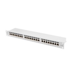 Lanberg Patch Panel 24 portů 1U 19" CAT.6A FTP stíněný ŠE