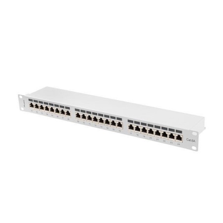 Lanberg Patch Panel 24 portů 1U 19" CAT.6A FTP stíněný ŠE