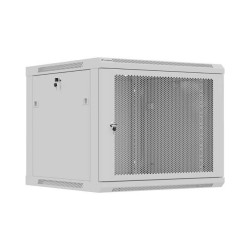 Lanberg nástěnná Instalační skříň 19" 9U 600X600 šedé Per