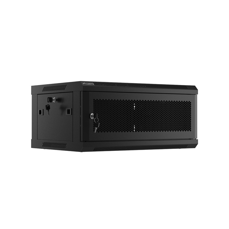 Lanberg Racková skříň 19" nástěnná 4U/600X450 S Perforova