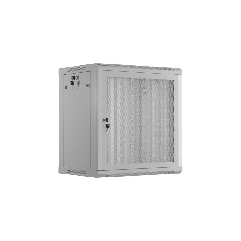Lanberg Instalační Stojan 19" 12U 600X450 šedé Perforovan