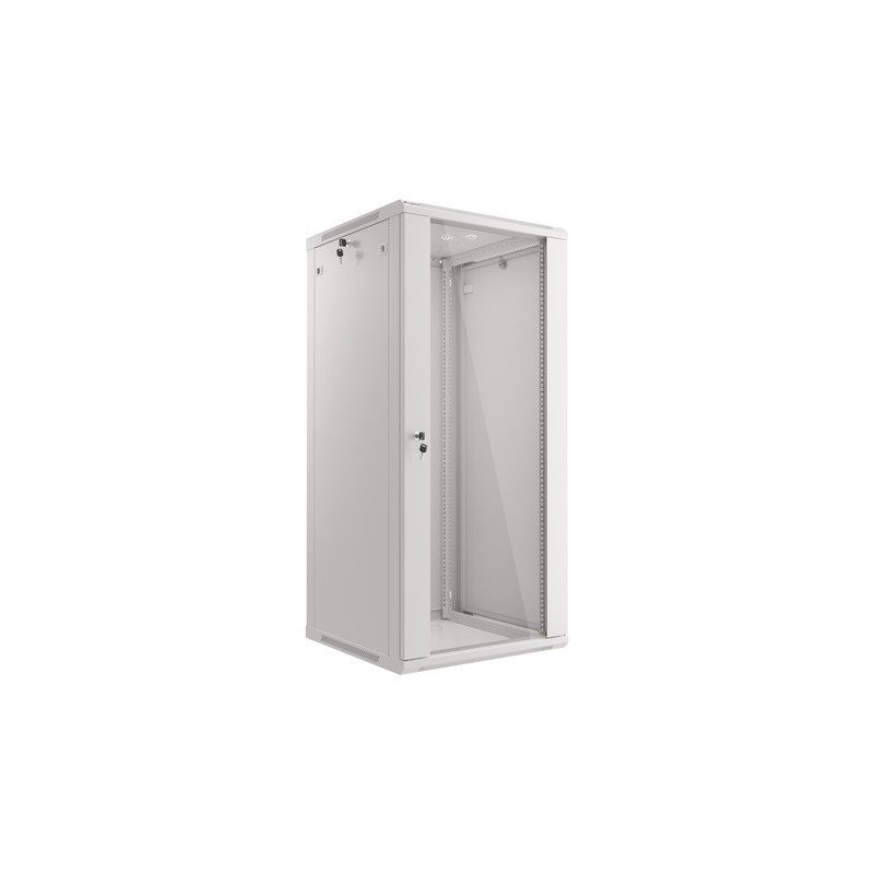 Lanberg Racková skříň 19" nástěnná 27U/600X600 (Flat Pack