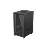 Lanberg Instalační skříňový rozvaděč 19" 22U 600X800 čern
