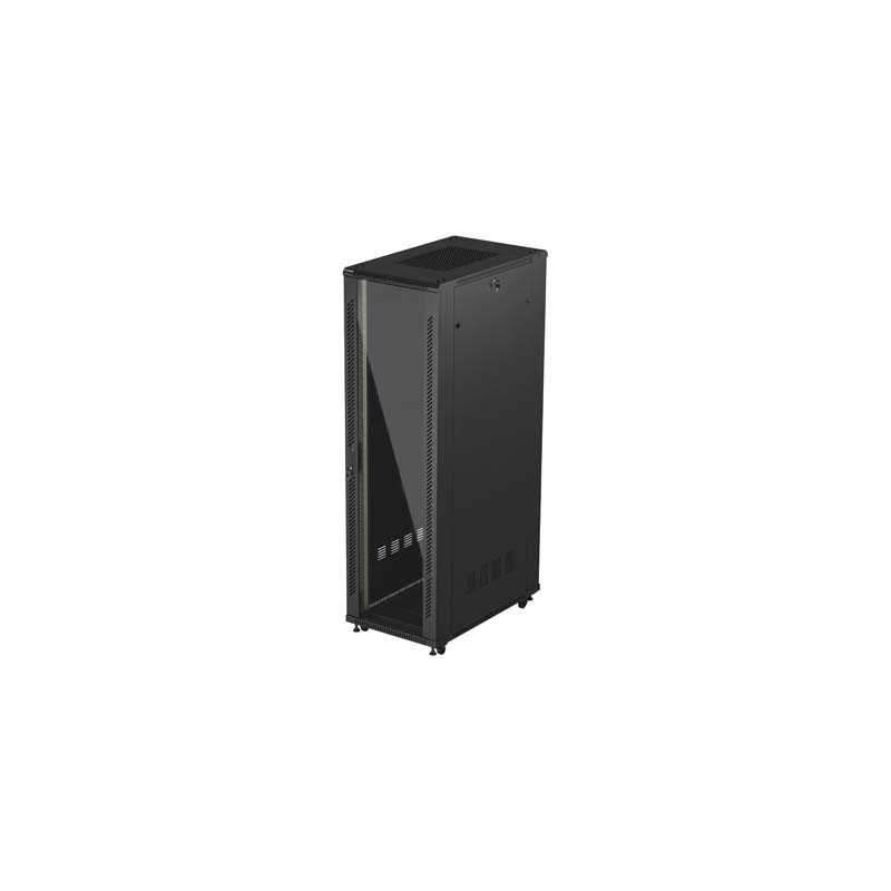 Lanberg Instalační skříňový rozvaděč 19" 42U 600X1000 čer