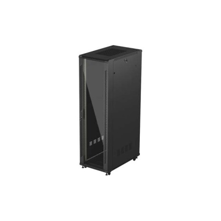 Lanberg Instalační skříňový rozvaděč 19" 42U 600X1000 čer