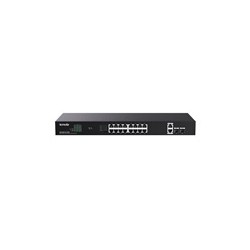 Tenda TEG1120P-16-150W (16xPoE 802.3af/at 10/100/1000Mbps, Uplink 2xRJ45 + 2xSFP) 130W