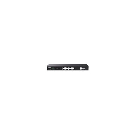 Tenda TEG1120P-16-150W (16xPoE 802.3af/at 10/100/1000Mbps, Uplink 2xRJ45 + 2xSFP) 130W